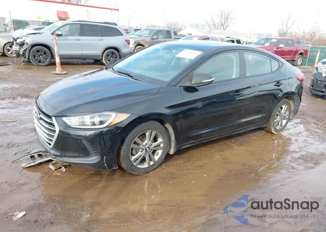 2018 Hyundai Elantra Sel z USA, uszkodzony, nr VIN 5NPD84LF1JH376695